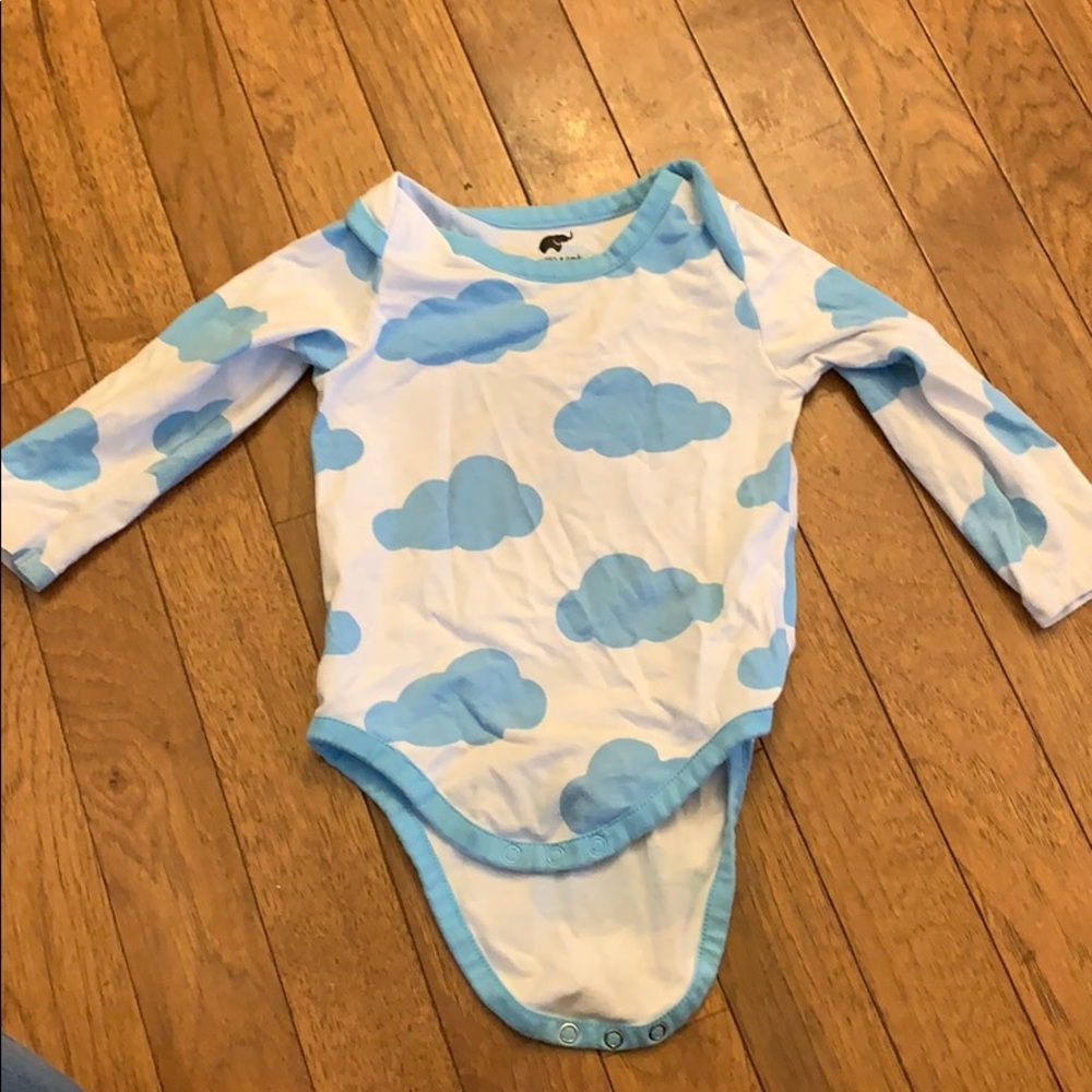 Monica and Andy cloud onesie